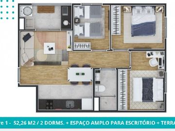 52,26m(03 Dorms)