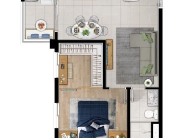 43 m ( 02 Dorms)