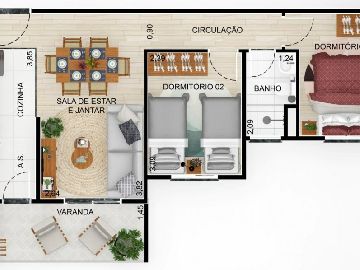 PLANTA 2 DORMS
