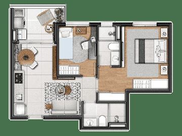 02 DORMS/SUITE 53m