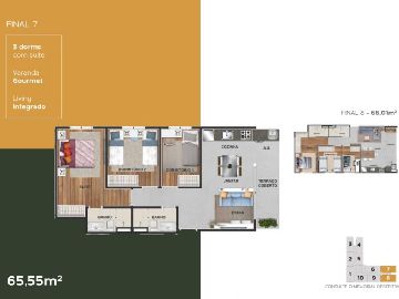 65,55m 03Dorms/Suite