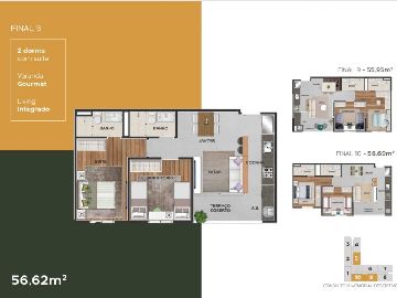 56,62m 02 Dorms/Suite