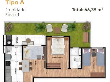 66,35m ( APTO )