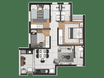 03 DORMS/SUITE 66m