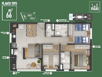66m(03 DORMS/SUITE)
