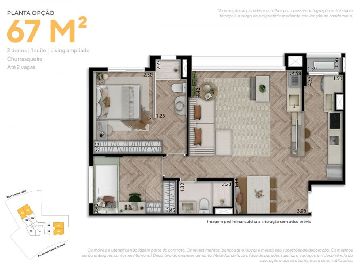 67m 02 Dorms/1 Suite/Living
