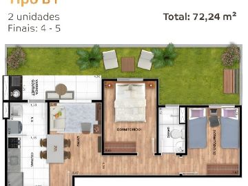 72,24m ( APTO )