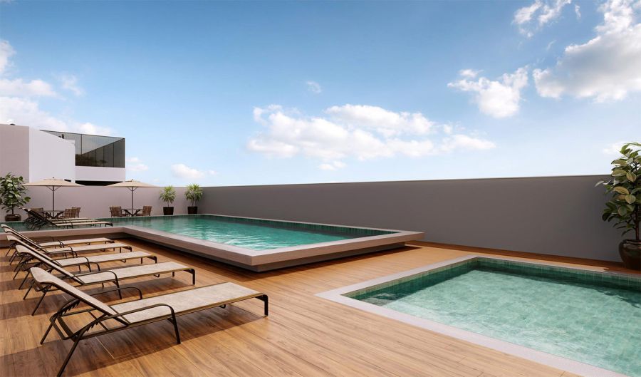 PISCINA COM DECK