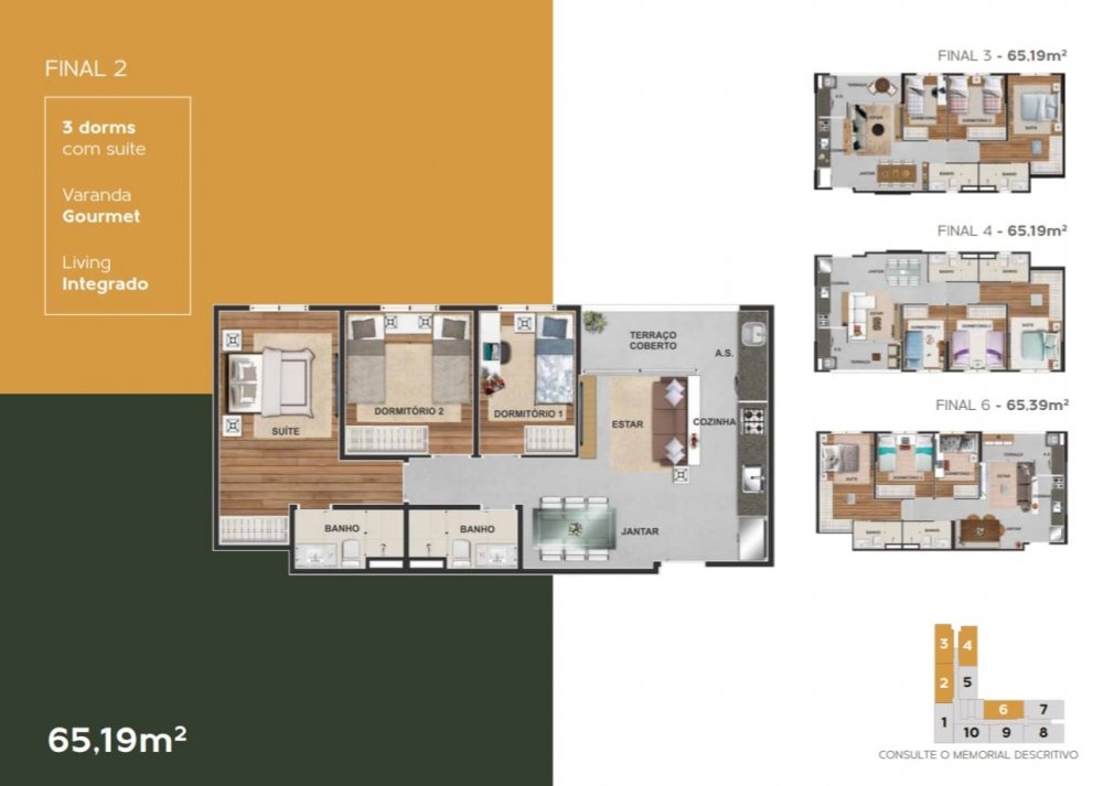 65,19m 03Dorms/Suite