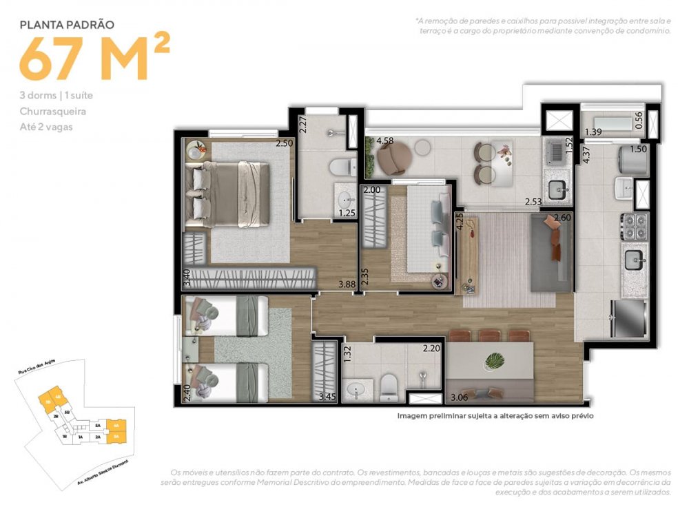 67m 03 Dorms/1 Suite
