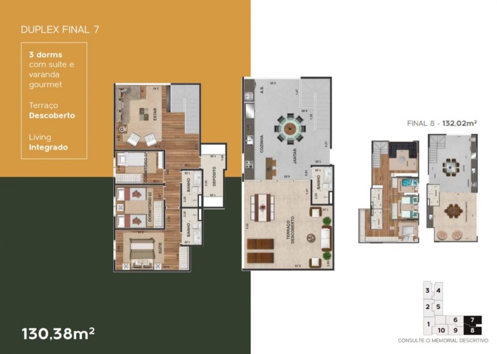 Duplex 3D/Suite 130,38m