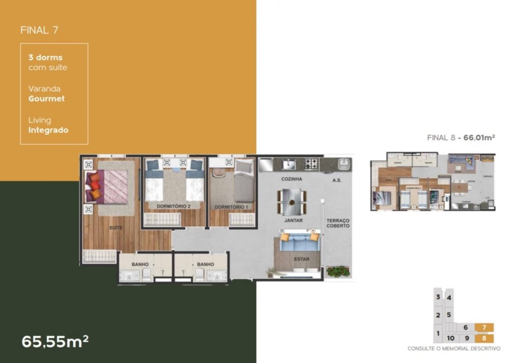 65,55m 03Dorms/Suite