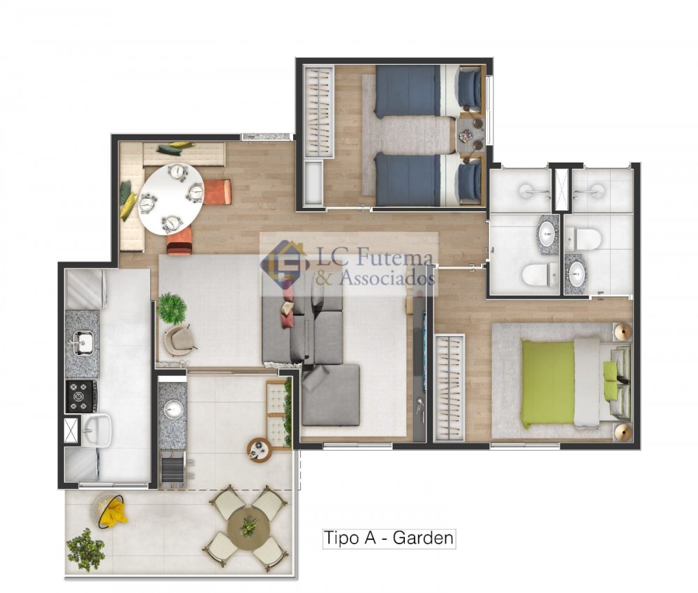 67m (02 livig Ampliado)ala Ampliada