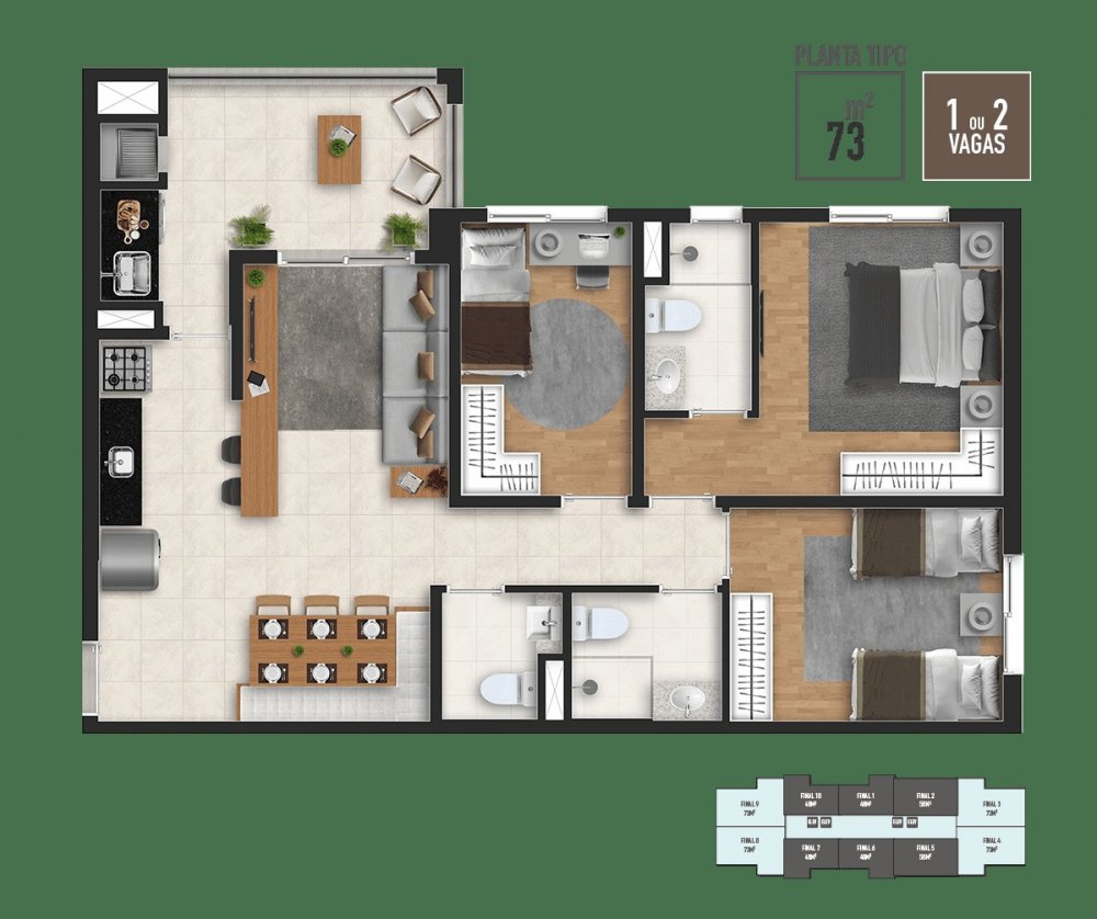PLANTA 73m