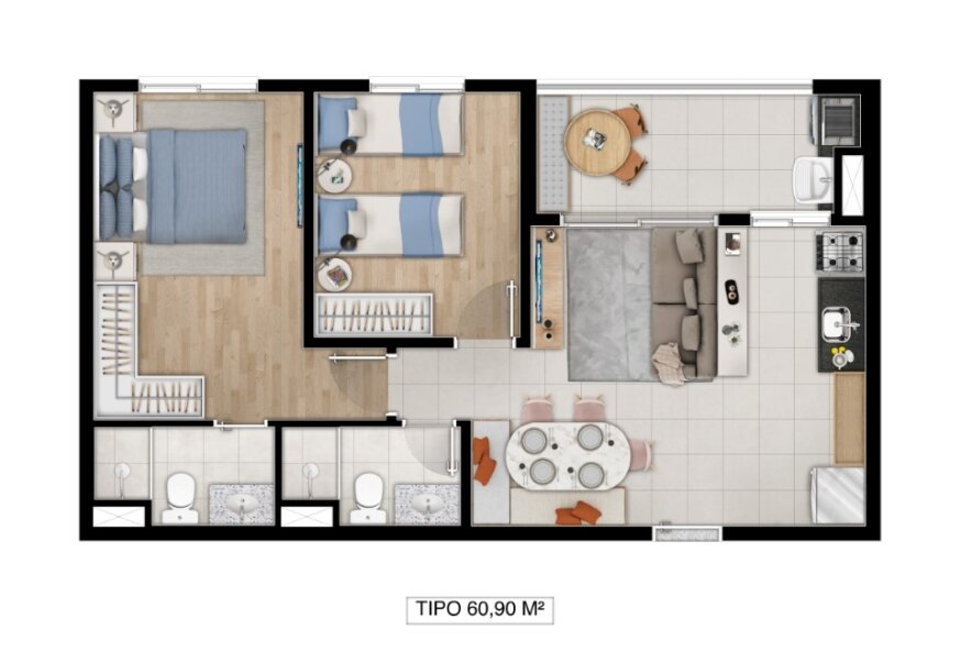 58 (02 Dorms/Suite)